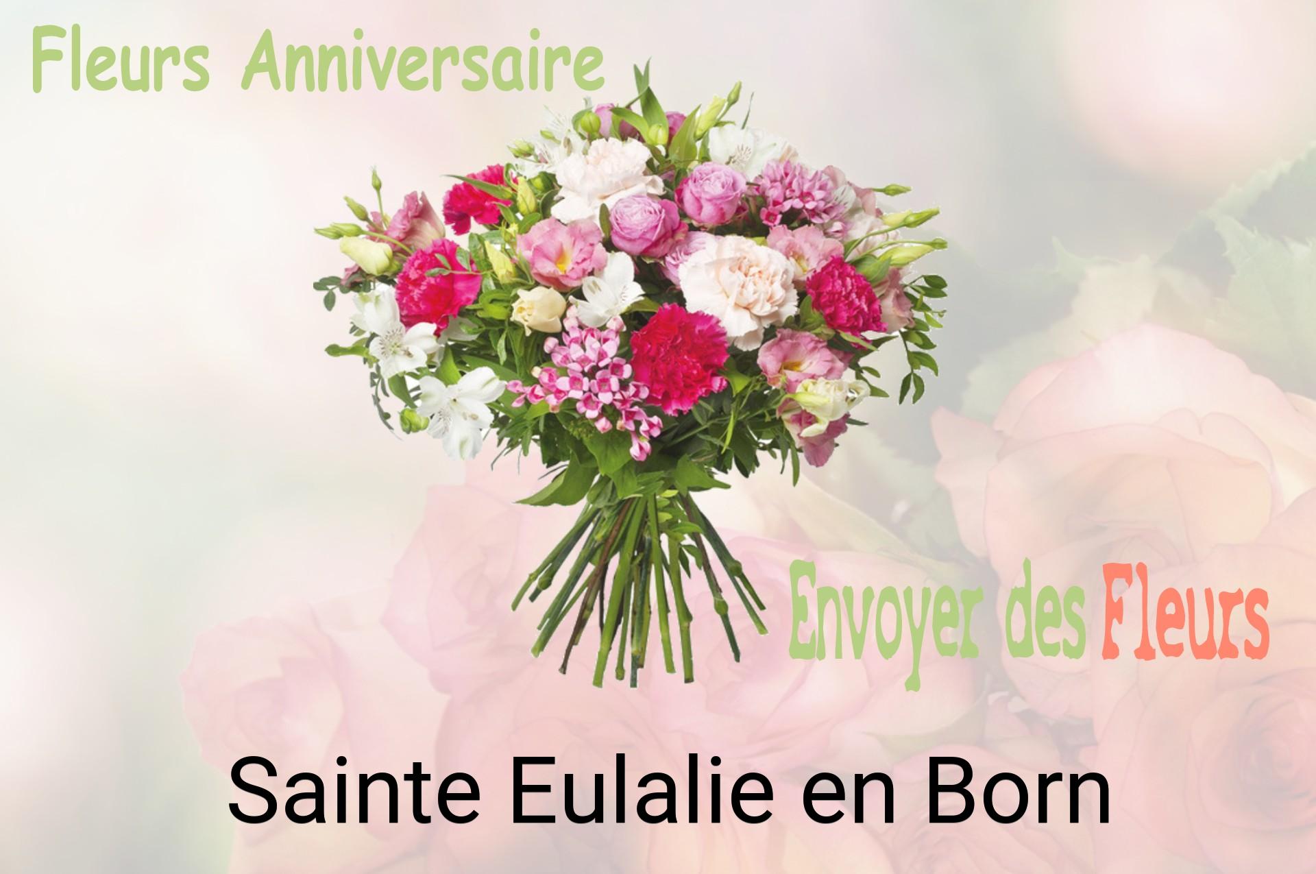 Bouquet de fleurs d’anniversaire livré à Sainte-Eulalie-en-Born