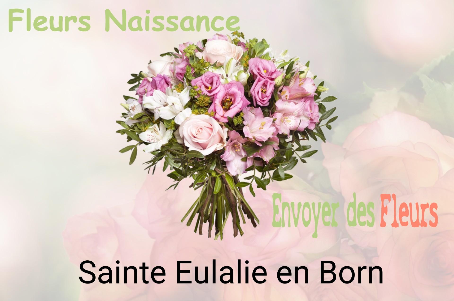 Bouquet de fleurs de naissance livré à Sainte-Eulalie-en-Born