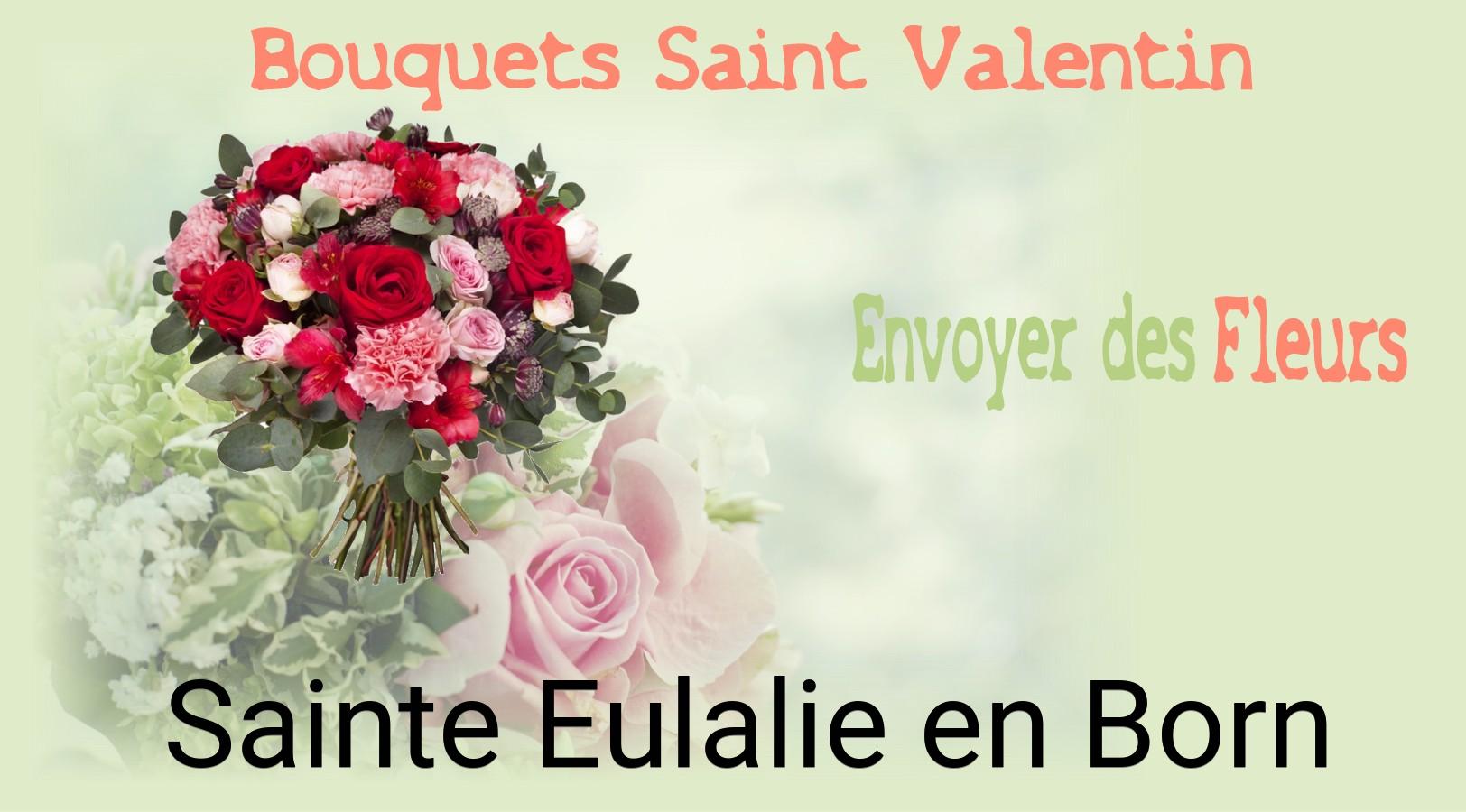 Roses de Saint-Valentin livrées à Sainte-Eulalie-en-Born